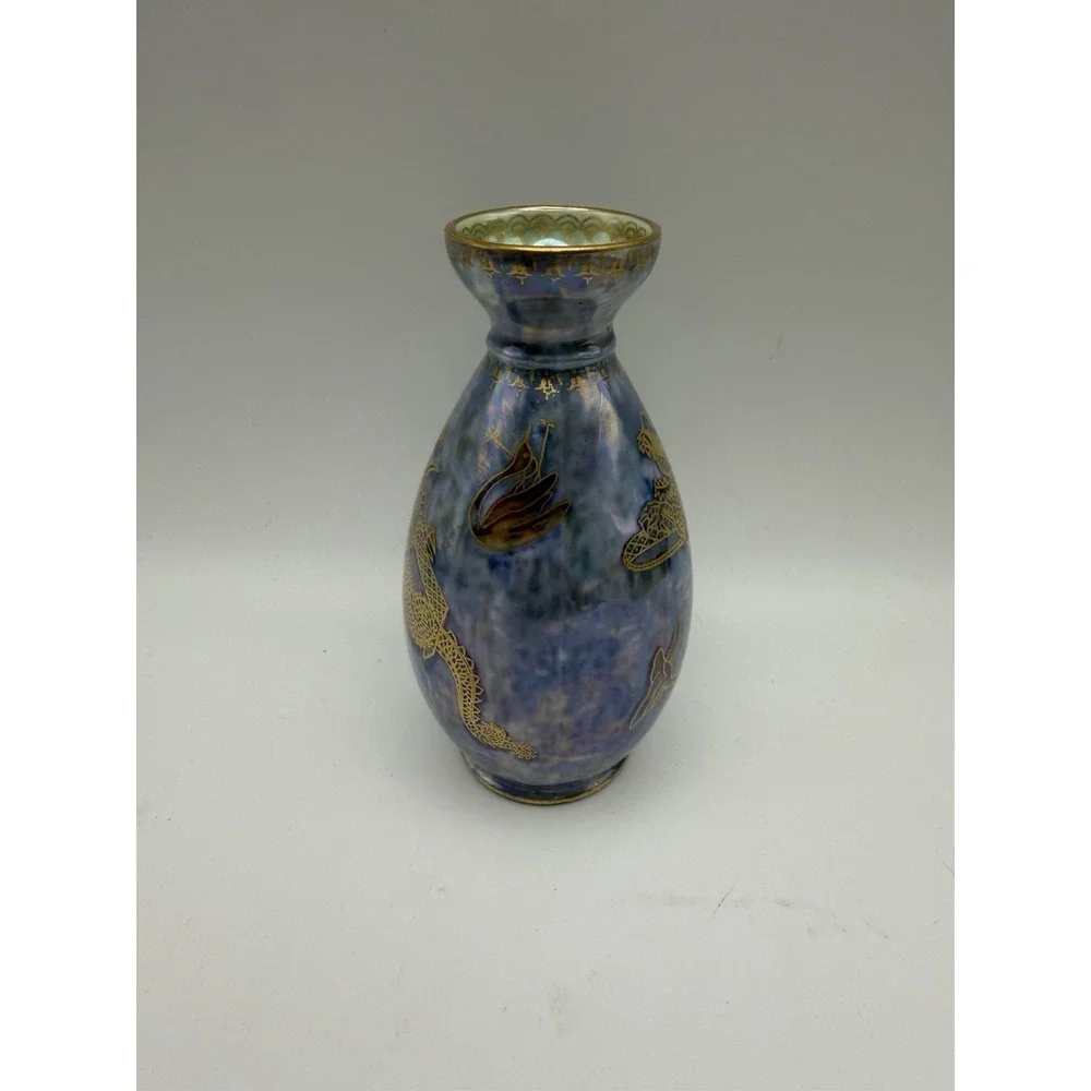 Wedgwood Fairyland Lustre Dragon Bird Vase Daisy Makeig-Jones England 5